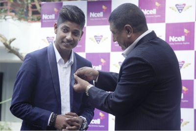 सन्दिप बने एनसेलको ‘स्टार हम्बल हिरो’