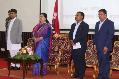 राष्ट्रपति भण्डारीद्वारा पे्रस काउन्सिलको कामप्रति प्रशंसा