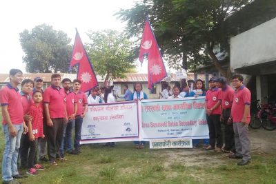 स्वदेशी लघुवित्तको सहयोगमा विद्यालयमा वक्तृत्वकला