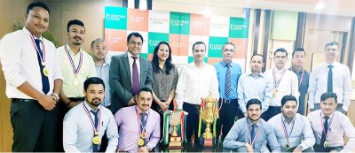 अल्टिमेट इन्डोर क्रिकेटमा सेञ्चुरी बैंकको ह्याट्रिक