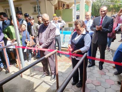 मेगा बैंकले थप्यो स्वयम्भूमा एक्सटेन्सन काउन्टर