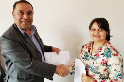 ग्लोबल बैंक र नेपाल खुला विश्वविद्यालयबीच सम्झौता