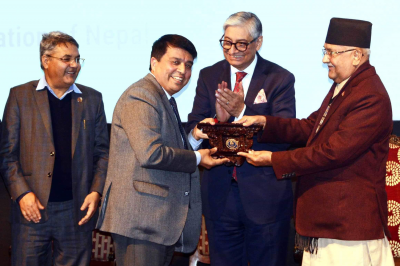 उद्यमी ढकाललाई एसियन लिडरसिप अवार्ड