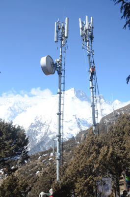विश्वप्रसिद्ध पर्यटकीय स्थल स्याङ्बोचेमा नेपाल टेलिकमको फोरजी सेवा