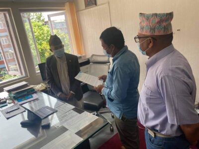 यातायात व्यवसायमा आबद्ध मजदूरको रोजीरोटीको व्यवस्था होस् : अध्यक्ष थापा