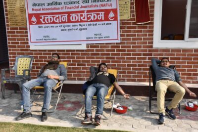 नाफिजद्वारा रक्तदानको आयोजना