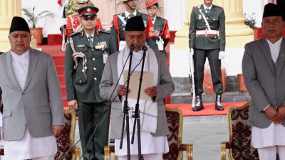 उपराष्ट्रपतिले लिए पद तथा गोपनीयताको शपथ