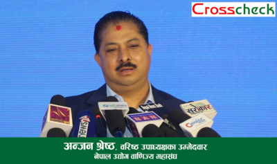 जिवन्त, जिम्मेवार र जोशिलो निजी क्षेत्र बनाउनका लागि वरिष्ठ उपाध्यक्षमा उम्मेदवारी दिएको हुँ : अञ्जन श्रेष्ठ (भिडियोसहित)