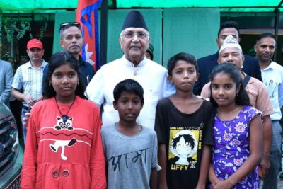 बाल दिवसको शुभकामना दिंदै ओलीले भने, ‘मलाई बालबालिका प्यारा लाग्छन्’