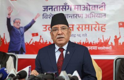 सरकार साहसिक तरिकाले अगाडि बढेको छ : प्रधानमन्त्री दाहाल