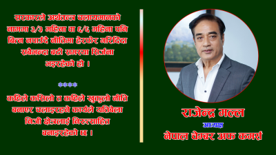 हाम्रो मुलुक अहिलेसम्म उत्पादनमुखी बन्न सकेकै छैन :  अध्यक्ष मल्ल