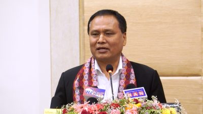 जलविद्युत् परियोजनाका चुनौती सहमतिमै समाधान गर्नुपर्छ : मन्त्री घिसिङ