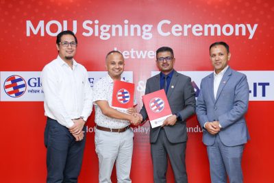 ग्लोबल आइएमई बैंक र नास-आईटीबीच सूचना प्रविधि क्षेत्रको विकासमा सहकार्य गर्ने सम्झौता