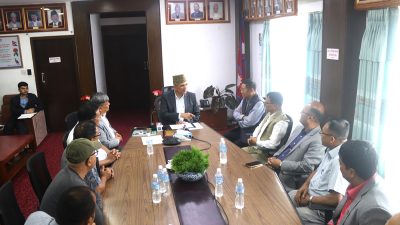 निर्माण व्यवसायीको रकम चाँडै उपलब्ध गराइने छ : अर्थमन्त्री पौडेल   