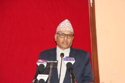 मौद्रिक नीतिप्रति अपेक्षा, आकांक्षा र रुचि धेरै नै छन् : गभर्नर अधिकारी