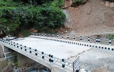 बाग्लुङको बोङ्गाखोलामा पुल निर्माणसँगै यात्रुलाई सहजता थपियो