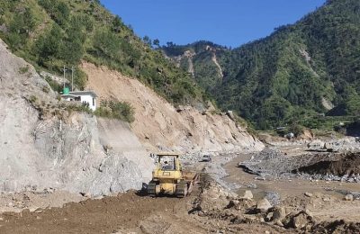 बाढीले बगाएको बीपी राजमार्गको खण्ड पुनर्निर्माणमा साढे नौ अर्ब खर्च हुने