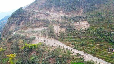 पखेर-बरङ्जा-महेश-धापुङ-ताराखोला मार्ग खुलेको १५ वर्षपछि सडक स्तरोन्नति