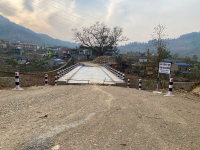 खारखोला पुल निर्धारित समय समाप्त हुन सात महिना बाँकी छँदै निर्माण सम्पन्न
