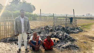धानको कुन्यूसँगै एकैरातमा खरानी बन्यो मुसहर परिवारको सपना