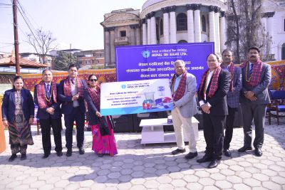 नेपाल एसबिआई बैंकद्वारा नेपाल बाल मन्दिरलाई सहयोग