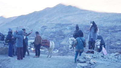 मुस्ताङमा सात महिनामा तीन लाख २५ हजार बढी पर्यटक भित्रिए