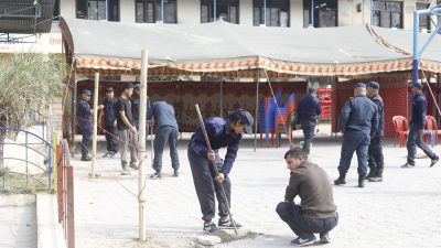 उच्च मनोबलका साथ नेपाल प्रहरी निर्वाचन सुरक्षामा खटियो