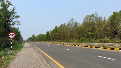 नारायणगढ-बुटवल सडक विस्तार : सडक सुरक्षाको पनि काम जारी