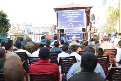 दुर्घटना न्यूनीकरण गर्न सचेतना अभियान