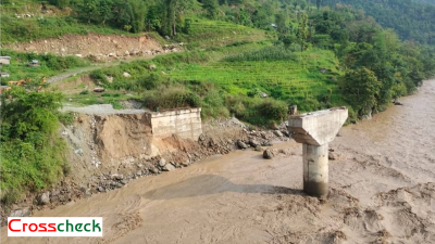 बाढीपहिरोले जलविद्युत् आयोजनामा क्षति