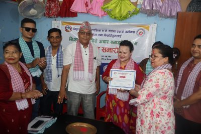 महिलालाई उद्यमशीलतासँग जोड्न अचार बनाउने तालिम