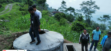 खाँदबारीको सागम र लप्से गाउँमा खानेपानीको पहुँच   