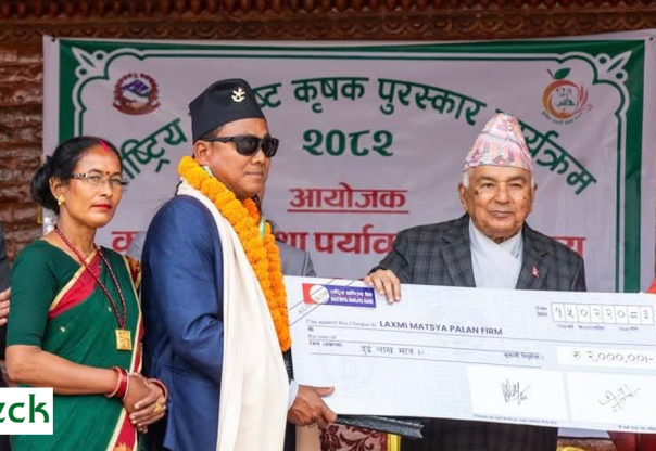 राष्ट्रपतिबाट सम्मान पाउँदा हौसला थपिएको छ : उत्कृष्ट कृषक विजयकुमार