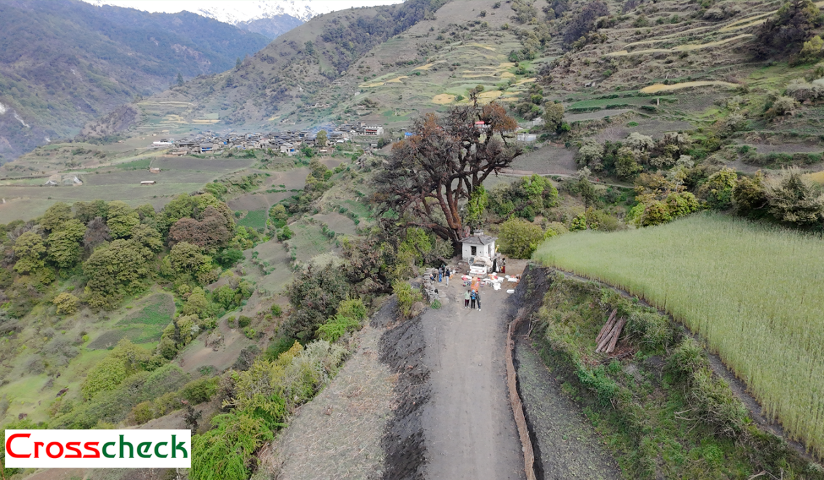 धवलागिरिका दुर्गम गाउँमा सडक सञ्जालको पहुँच धवलागिरिका दुर्गम गाउँमा सडक सञ्जालको पहुँच