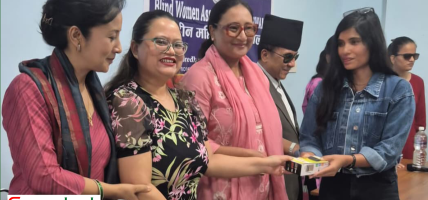 सलिकोद्वारा नेत्रहीन महिला संघ नेपालका विद्यार्थीलाई शैक्षिक सामग्री हस्तान्तरण सलिकोद्वारा नेत्रहीन महिला संघ नेपालका विद्यार्थीलाई शैक्षिक सामग्री हस्तान्तरण